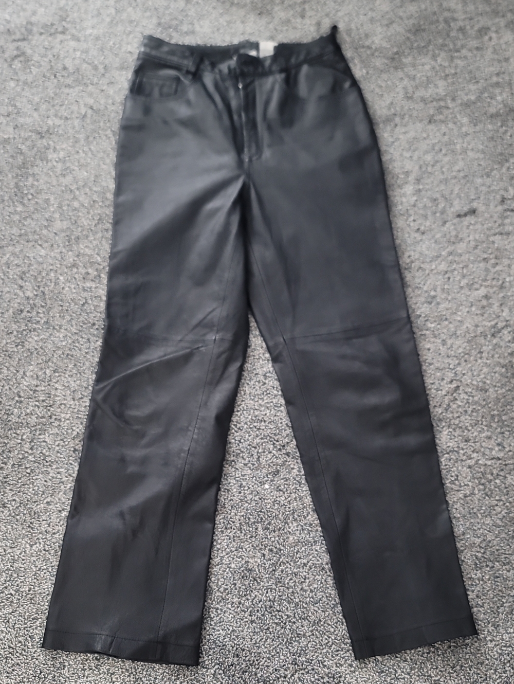 Men's Black Leather Pants